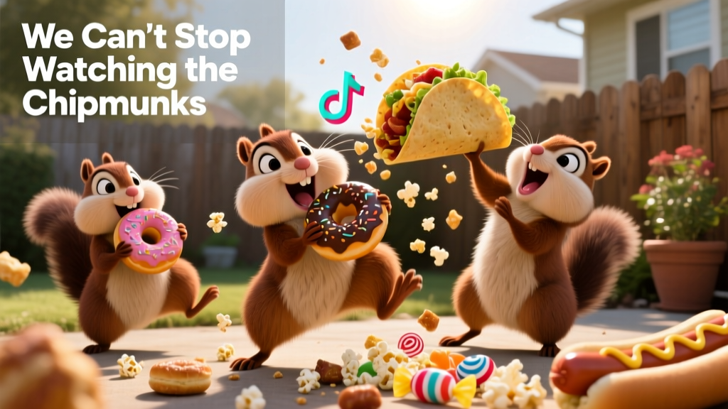 We Can't Stop Watching the Chipmunks of TikTok Cram Crazy Amounts of Food into Their Mouths