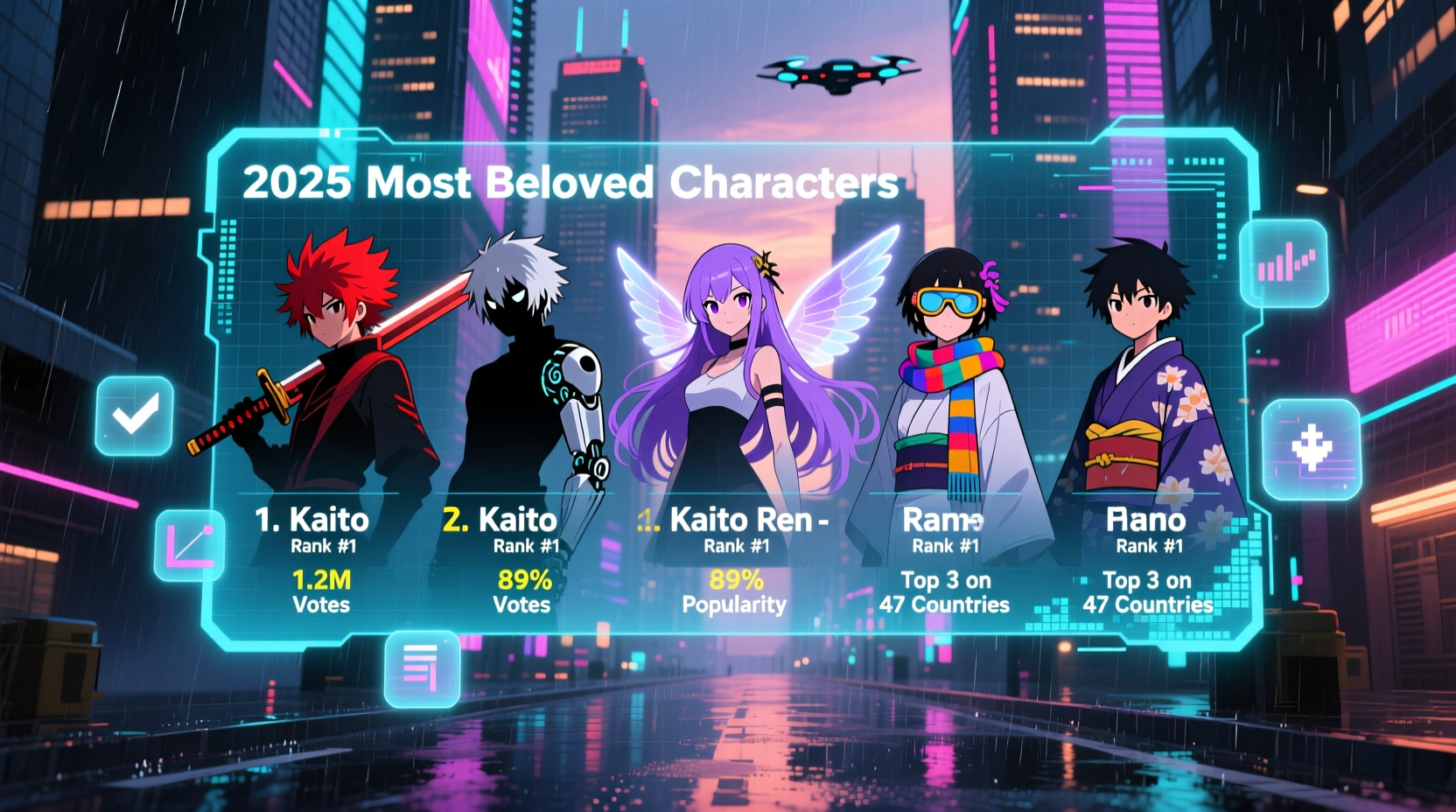 best anime characters