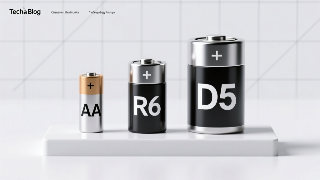 No. 5 Battery: AA vs R6 vs D5 Explained