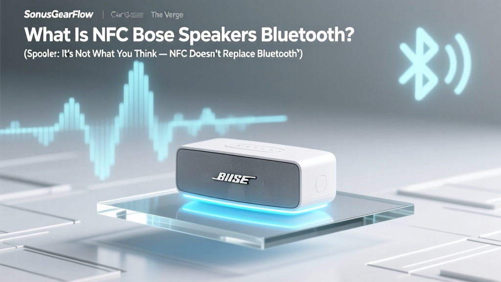 NFC Bose Speakers Bluetooth: How Tap-to-Pair Really Works