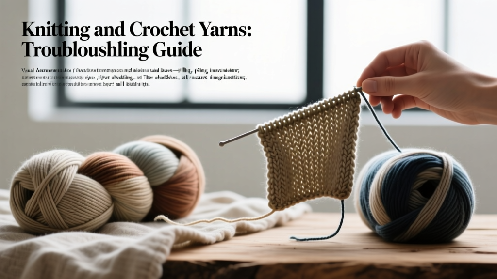 Knitting and Crochet Yarns: Troubleshooting Guide