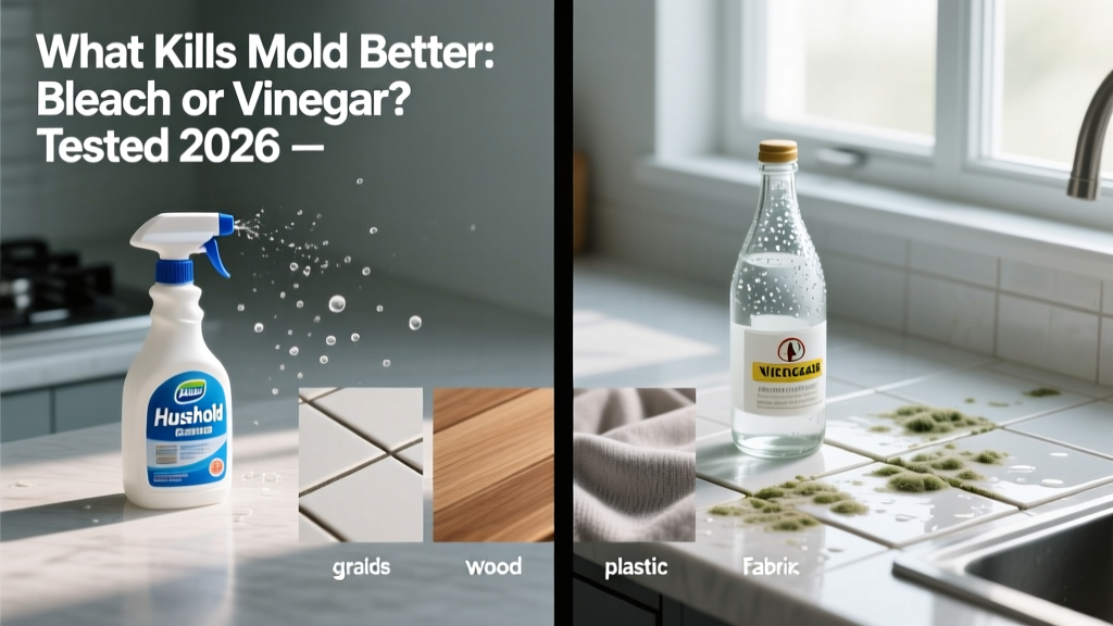 What Kills Mold Better Bleach or Vinegar? Tested 2026