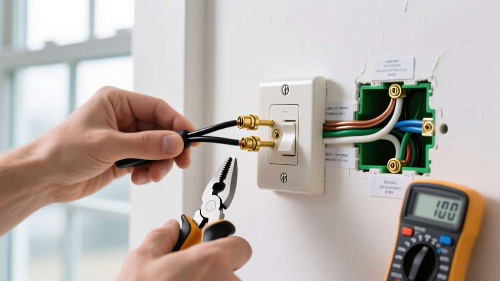 Electrical Wiring for Light Switch: Single-Pole Installation & Wire Sizing Guide