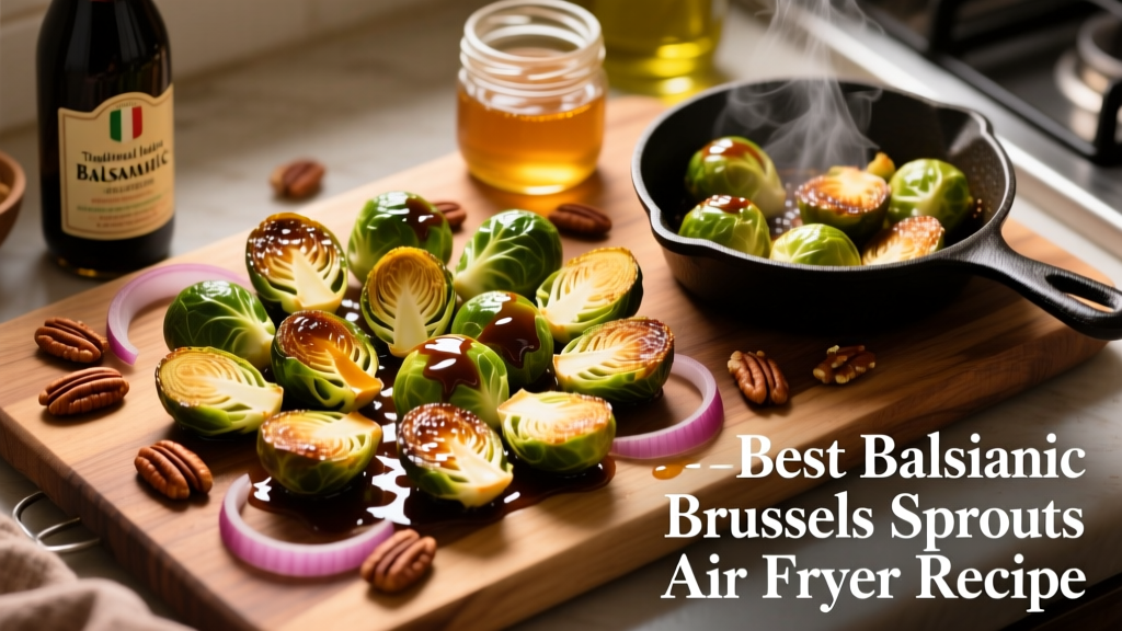 Best Balsamic Brussels Sprouts Air Fryer Recipe