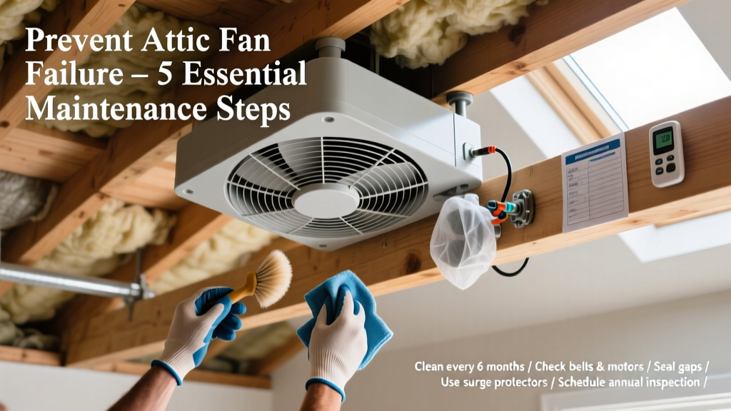 How to Prevent Attic Fan Failure: A Homeowner’s Guide