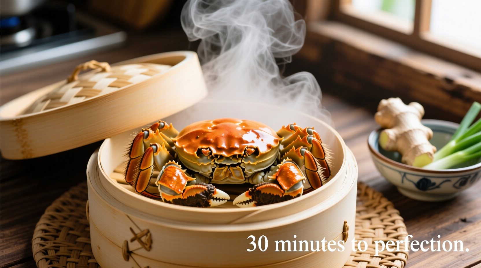 how long to cook steamed crabs
