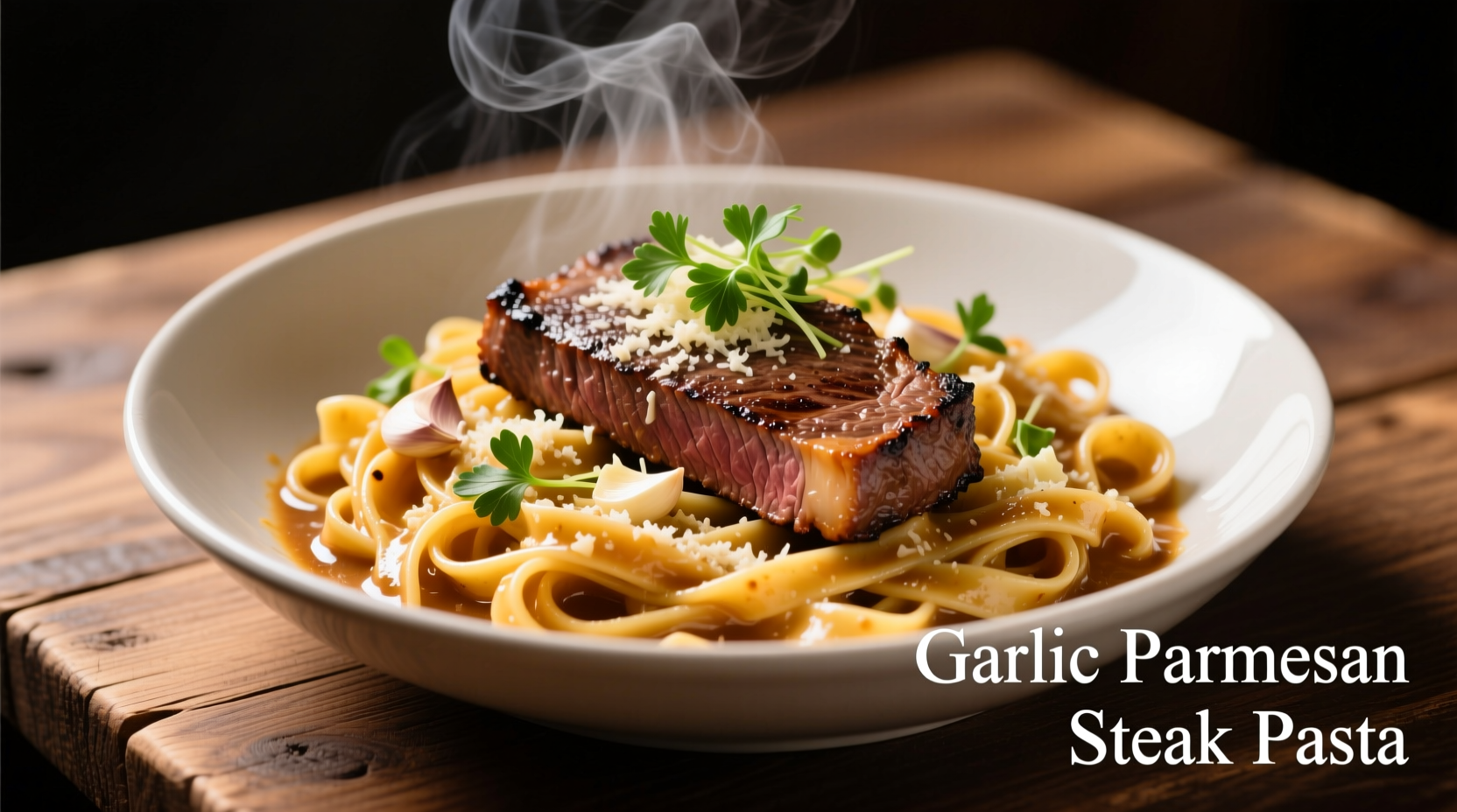 Perfect Garlic Parmesan Steak Pasta Recipe in 30 Minutes