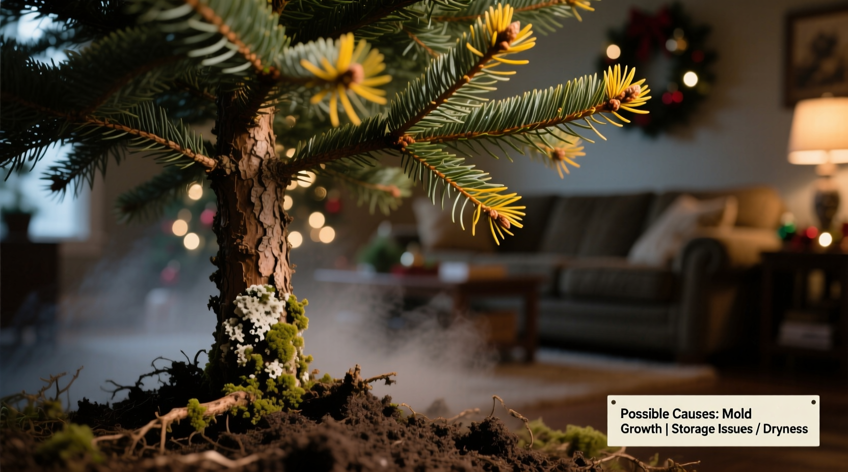 why does my christmas tree smell weird possible causes from mold to storage issues