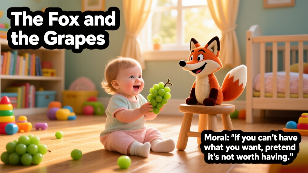 The Fox and the Grapes: A Timeless Fable for Toddlers, Parents, and Early Educators