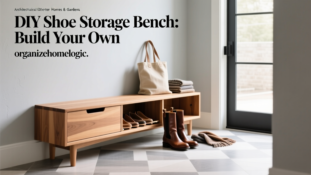 DIY Shoe Storage Bench: Build Your Own