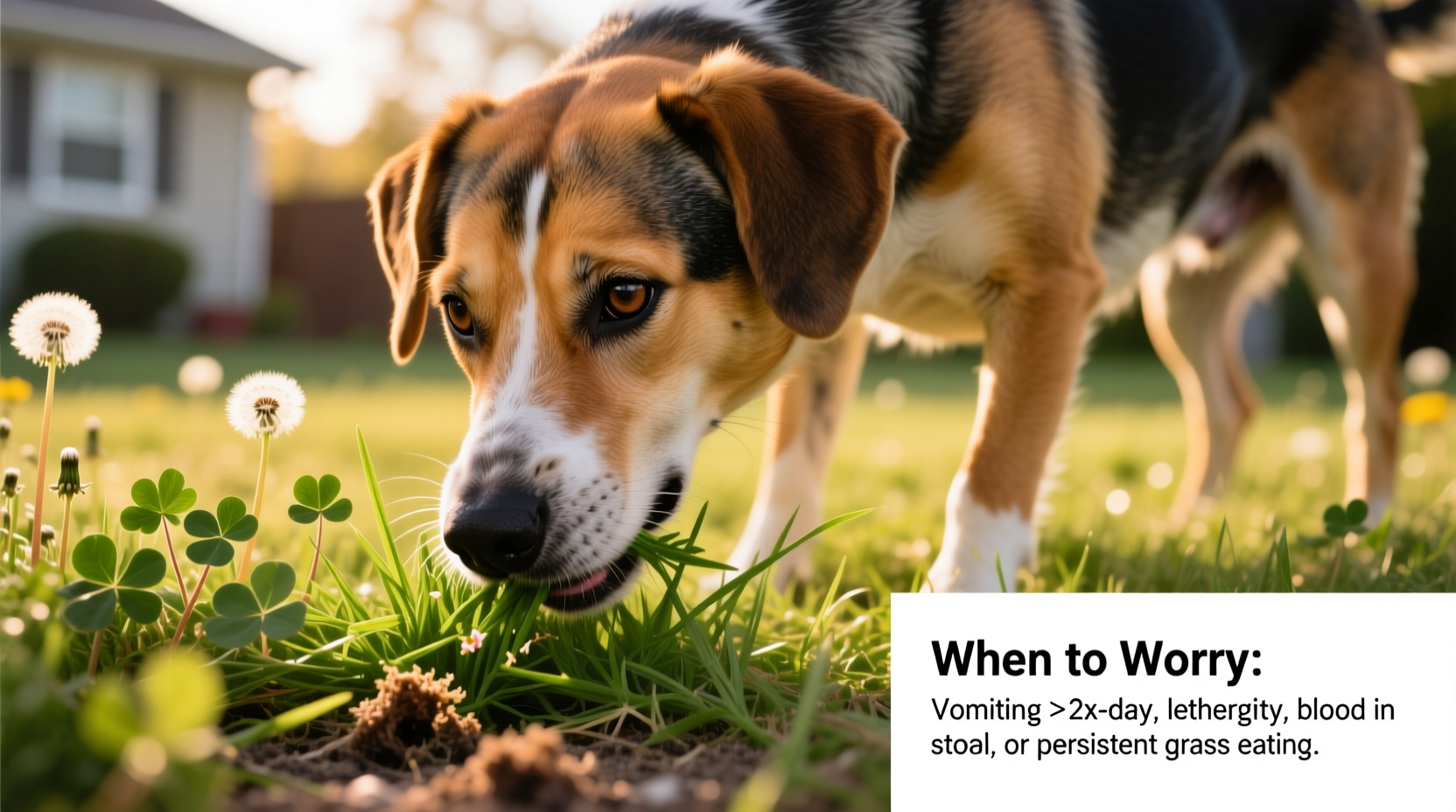 why does my dog eat grass should i be concerned signs to watch for