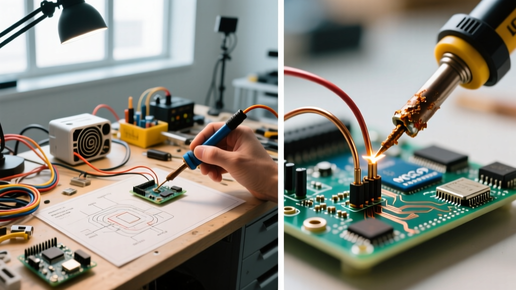 Spotting Critical Safety Hazards in DIY Soldering Images