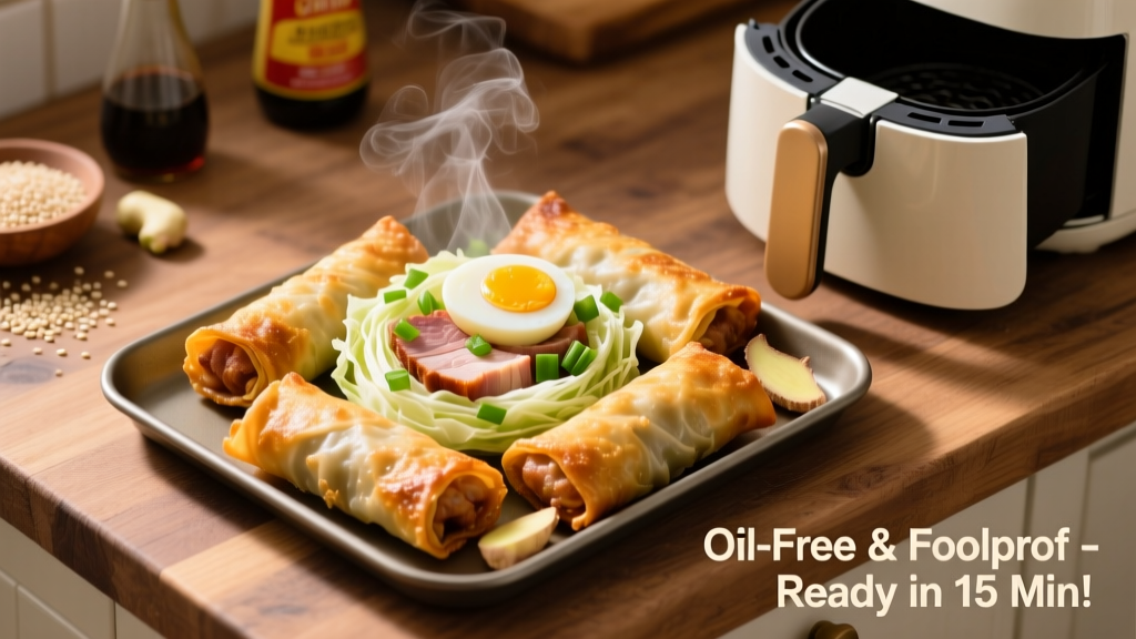 Pork Egg Rolls in Air Fryer: Crispy, Oil-Free & Foolproof