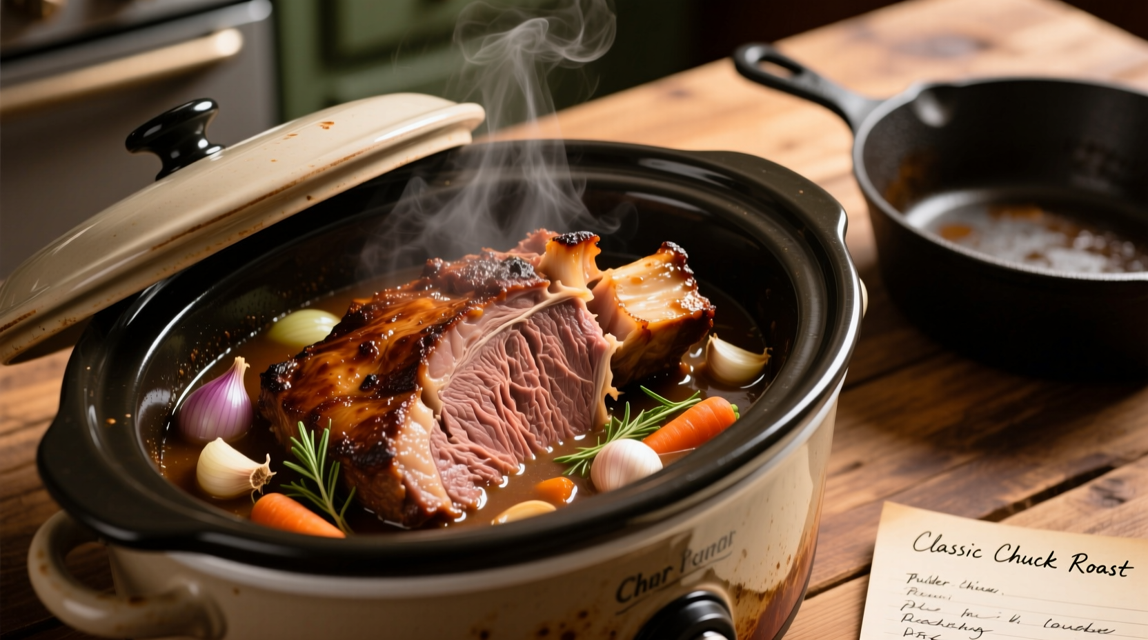 how to cook chuck roast in slow cooker