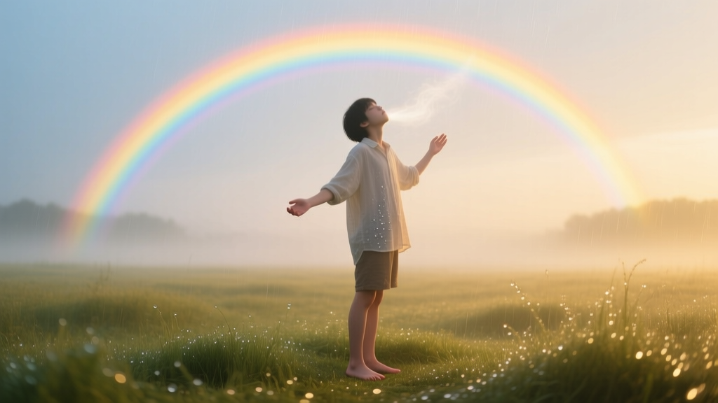 Rainbow Feeling Peace: Emotional Dream Meaning
