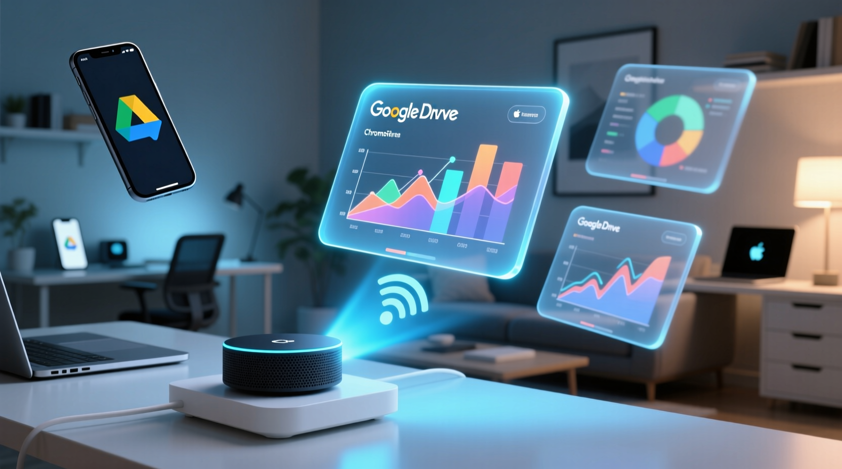 google drive can now send presentations to the chromeca