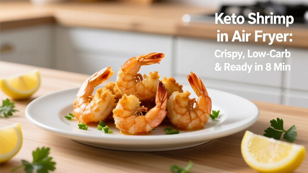 Keto Shrimp in Air Fryer: Crispy, Low-Carb, 8 Min