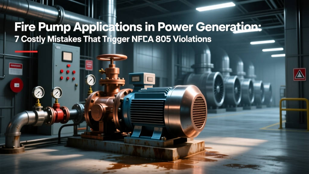 Fire Pump Mistakes That Violate NFPA 805 in Power Plants
