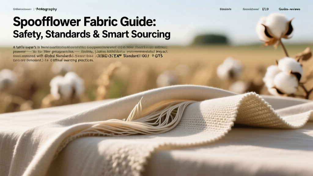 Spooflower Fabric Guide: Safety, Standards & Smart Sourcing