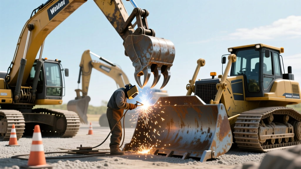 Welding on Heavy Equipment: Demolition Attachment Maintenance