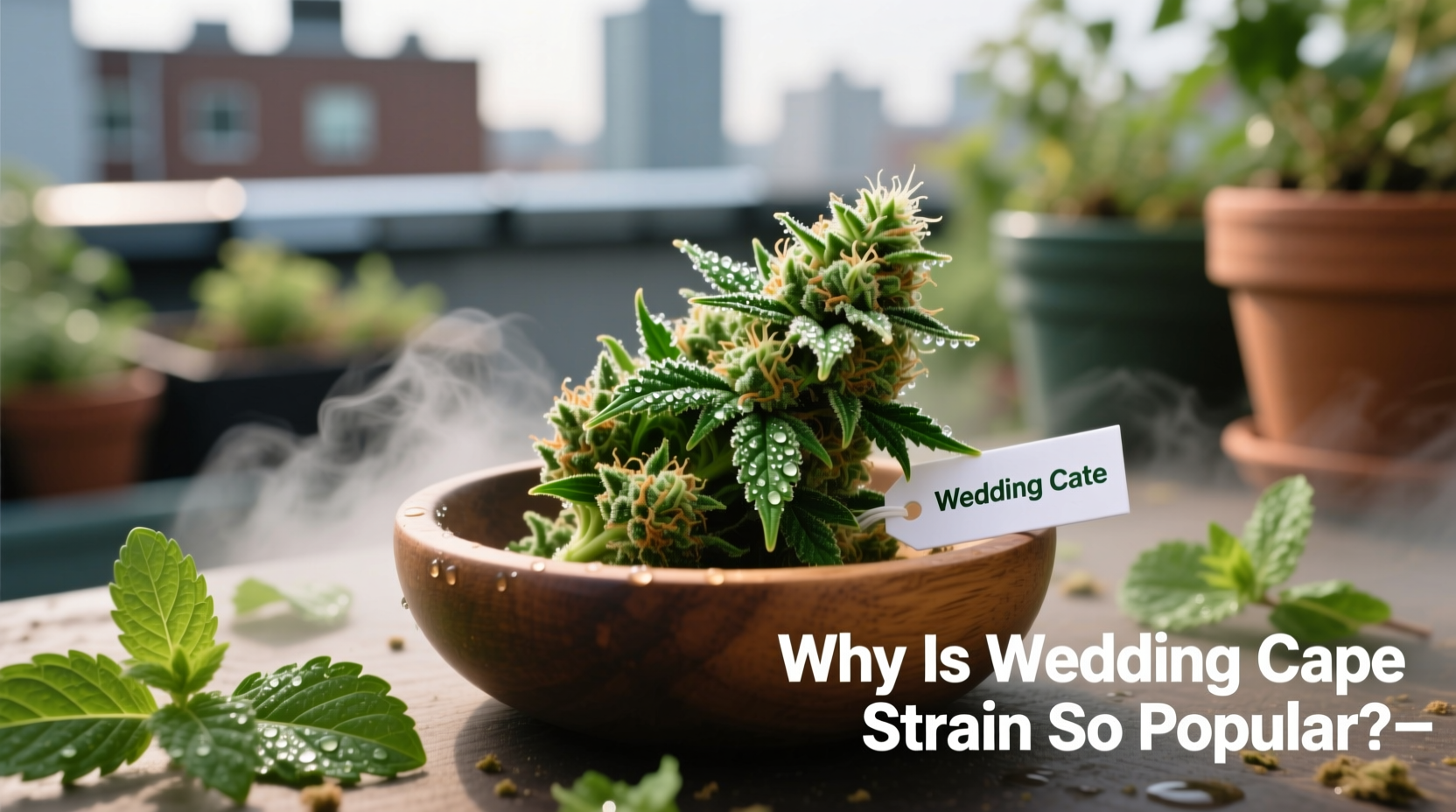 why is wedding cake strain so popular
