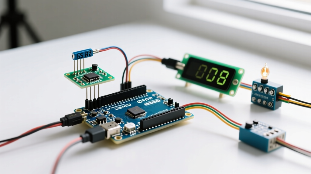 Thermometer Sensor Arduino Integration for Multi-Peripheral Setups
