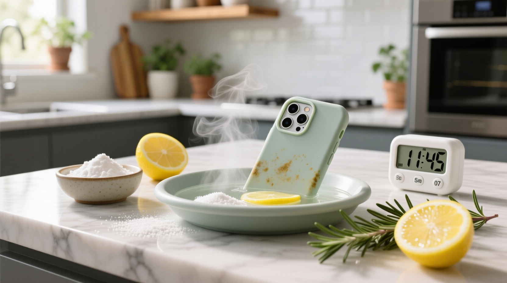 how to remove laundry detergent smell from silicone cases