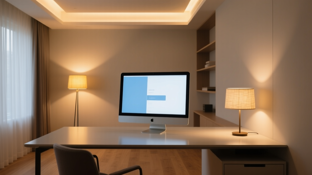 Layer Lighting for 12'x15' Home Office: Reduce Glare