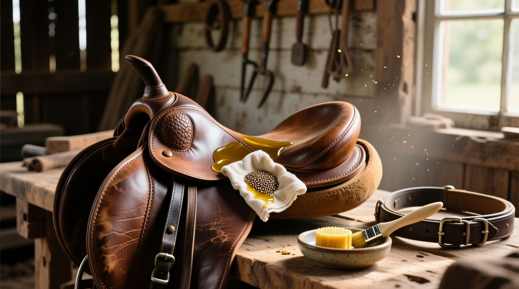 eco friendly cleaning tips tack care with flaxseed oil