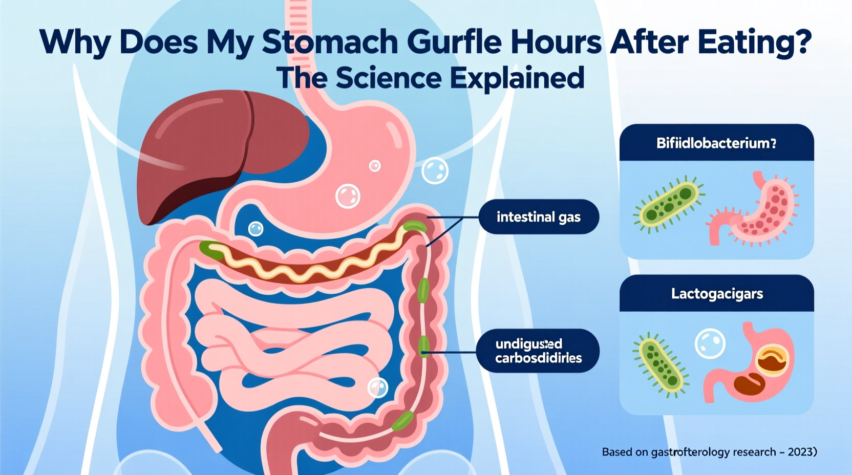 why does my stomach gurgle loudly hours after eating what science says
