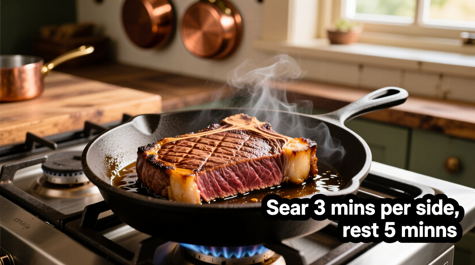 how to cook sirloin tip steak on the stove