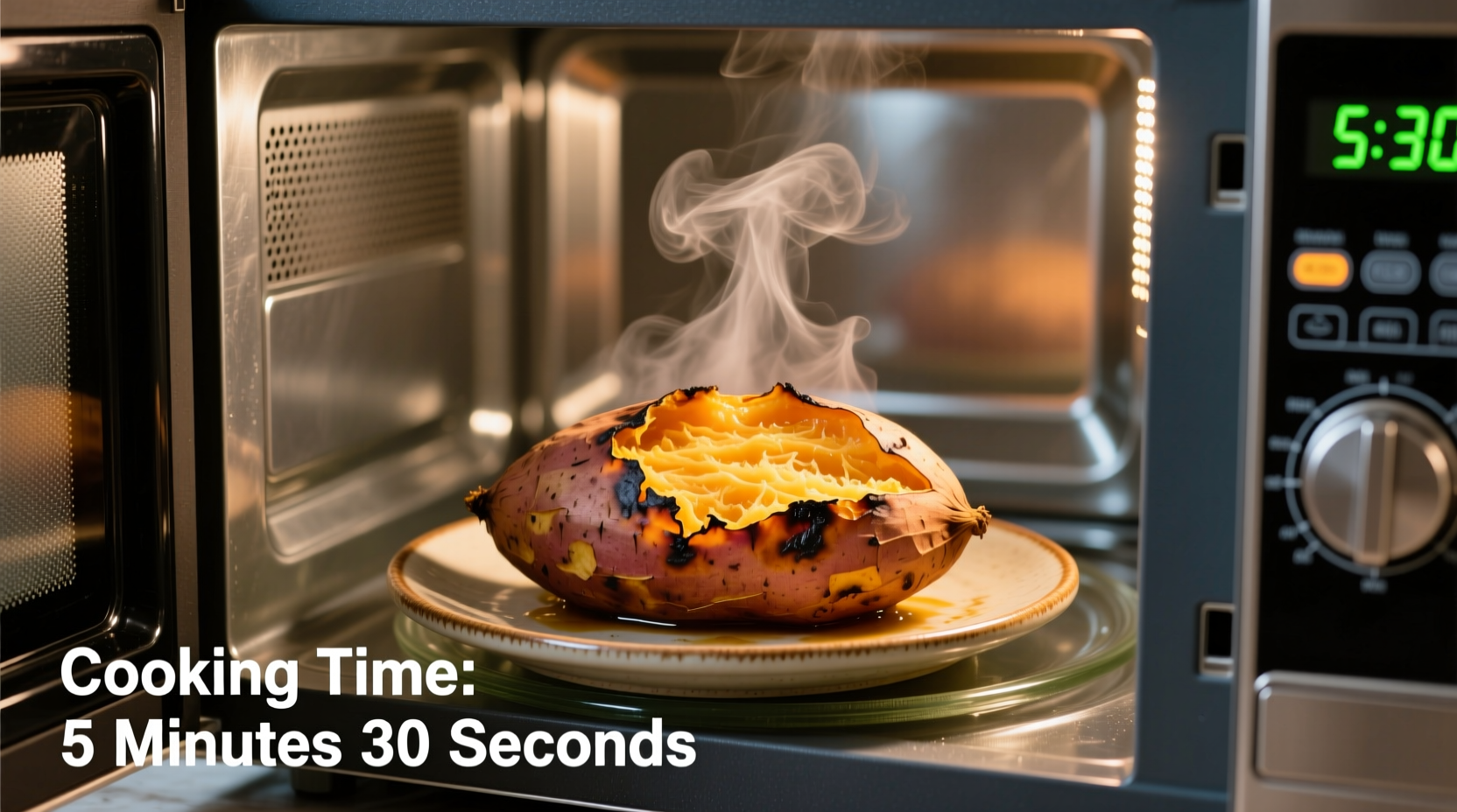 Microwave Sweet Potatoes Perfectly in 5-8 Minutes