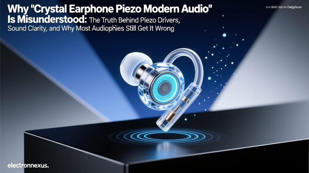 Why 'Crystal Earphone Piezo Modern Audio' Is Misunderstood: The Truth Behind Piezo Drivers, Sound Clarity, and Why Most Audiophiles Still Get It Wrong