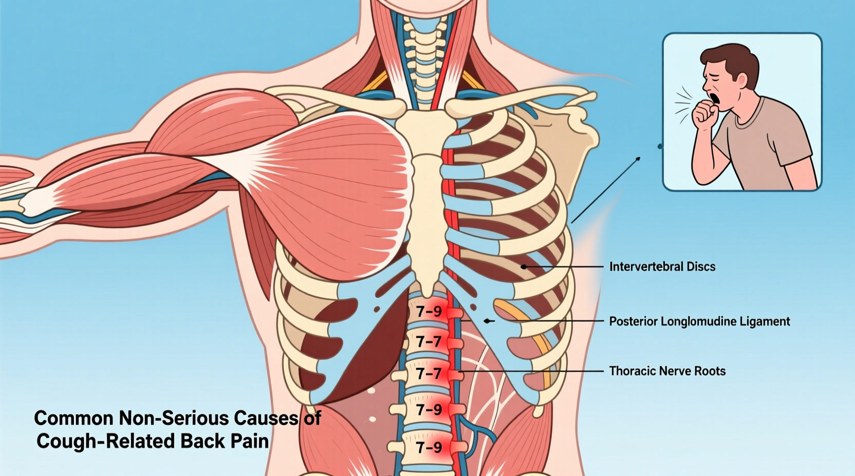 why does my back hurt when i cough possible non serious causes