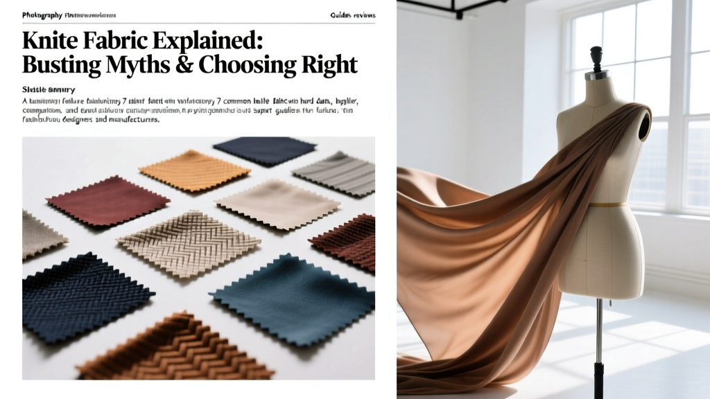 Knite Fabric Explained: Busting Myths & Choosing Right