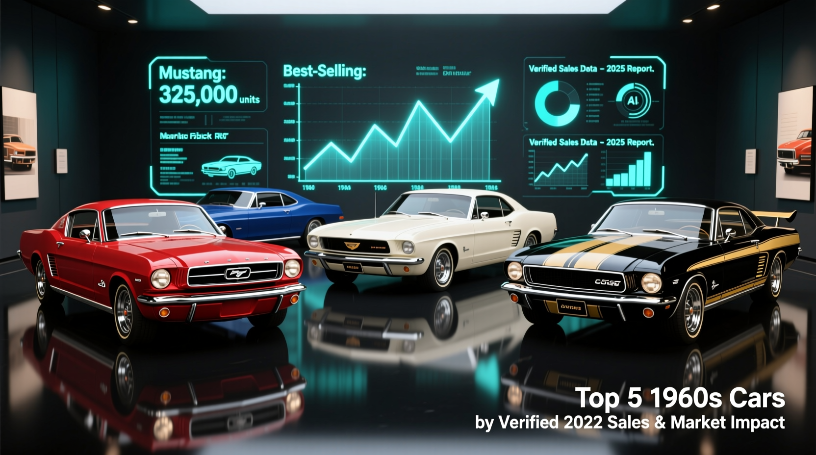 what were the best selling cars in the 1960s