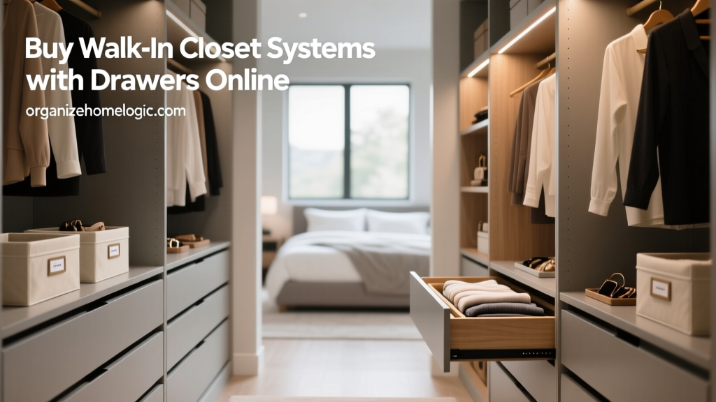Buy Walk-In Closet Systems with Drawers Online