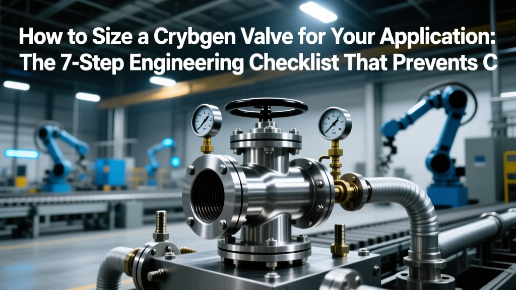 Cryogenic Valve Sizing: 7-Step Engineering Checklist