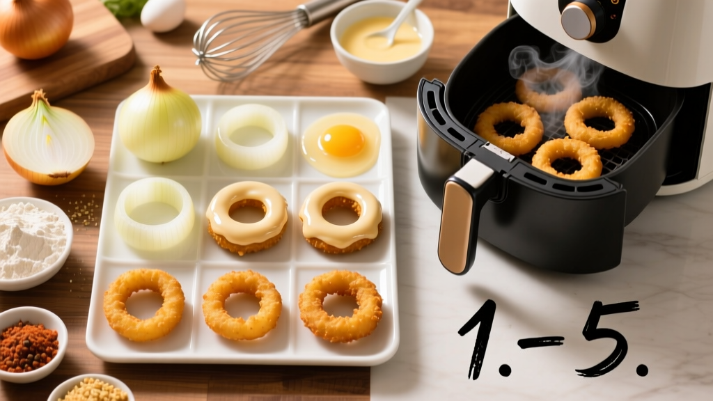 Best Onion Ring Batter for Air Fryer (Tested & Ranked)