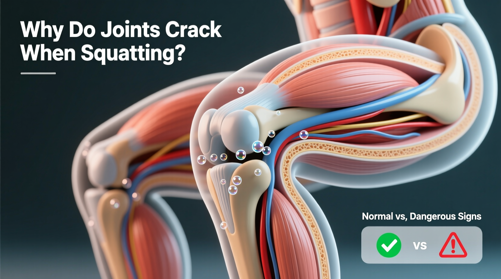 why do my joints crack when i squat is it dangerous or completely normal