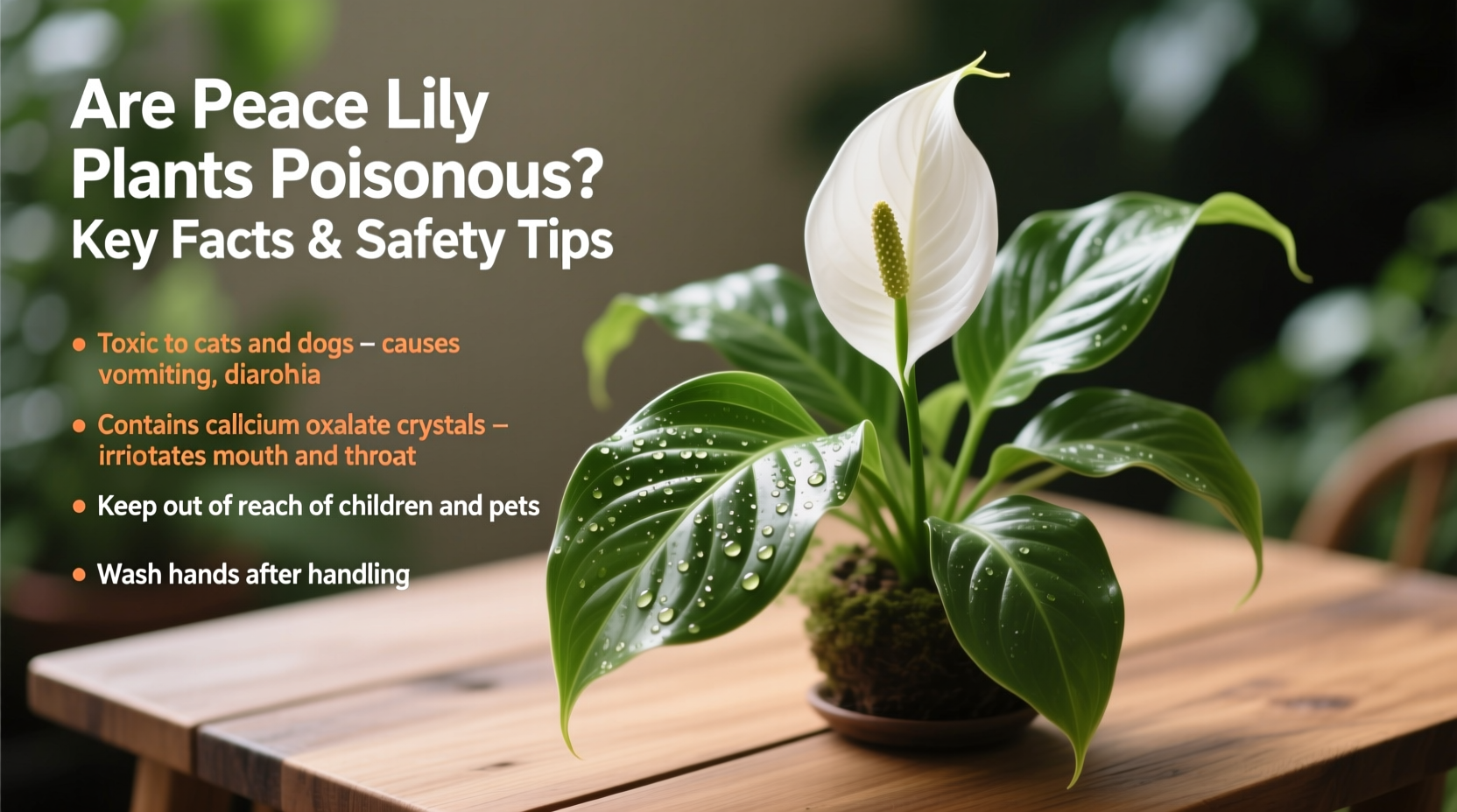 Peace Lily Toxicity: 5 Safety Tips | TheHomeSprouts