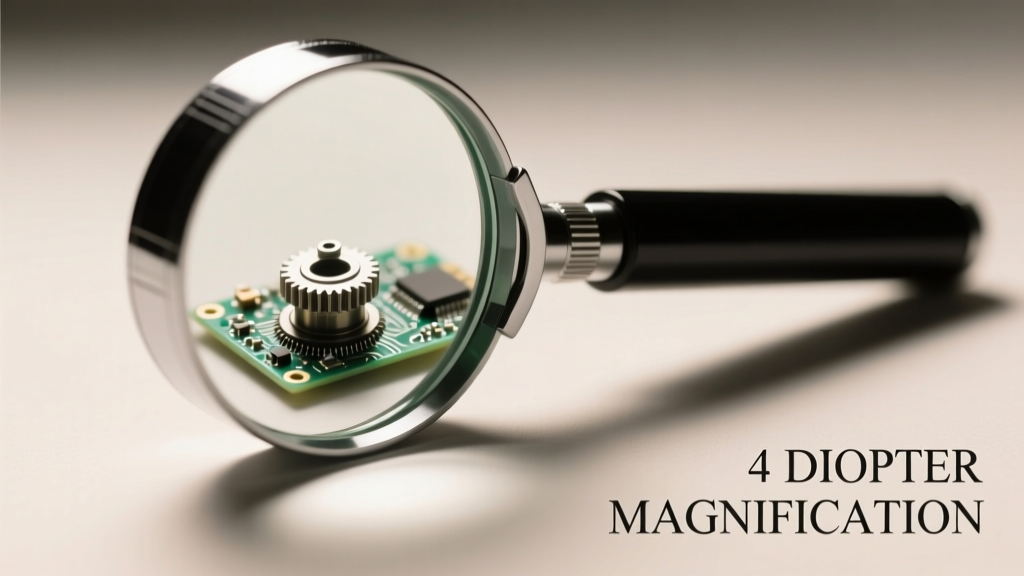 Why a 4-Diopter Magnifier Is the Precision Tool of Choice for Electronics Assembly Inspection