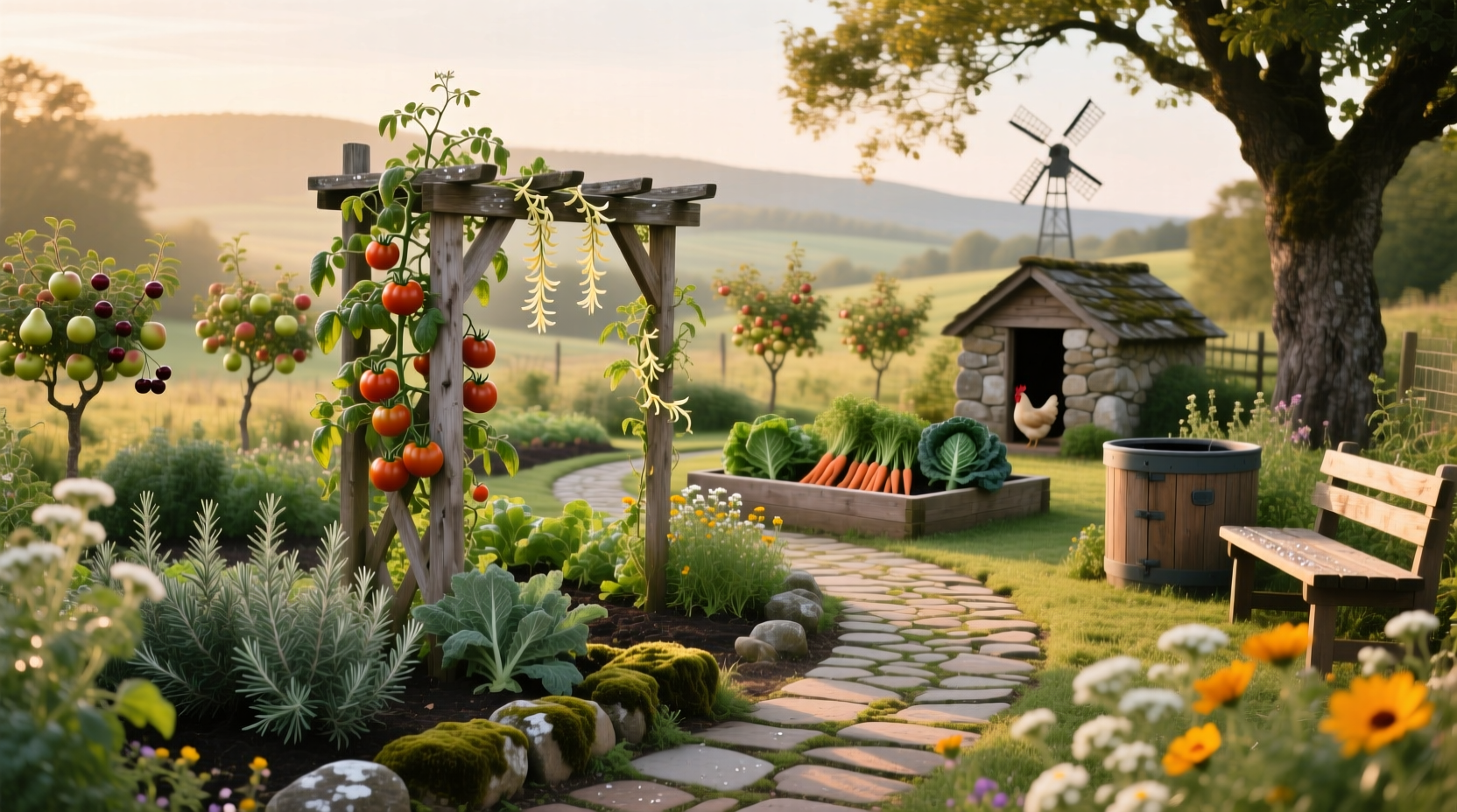 homestead garden plan