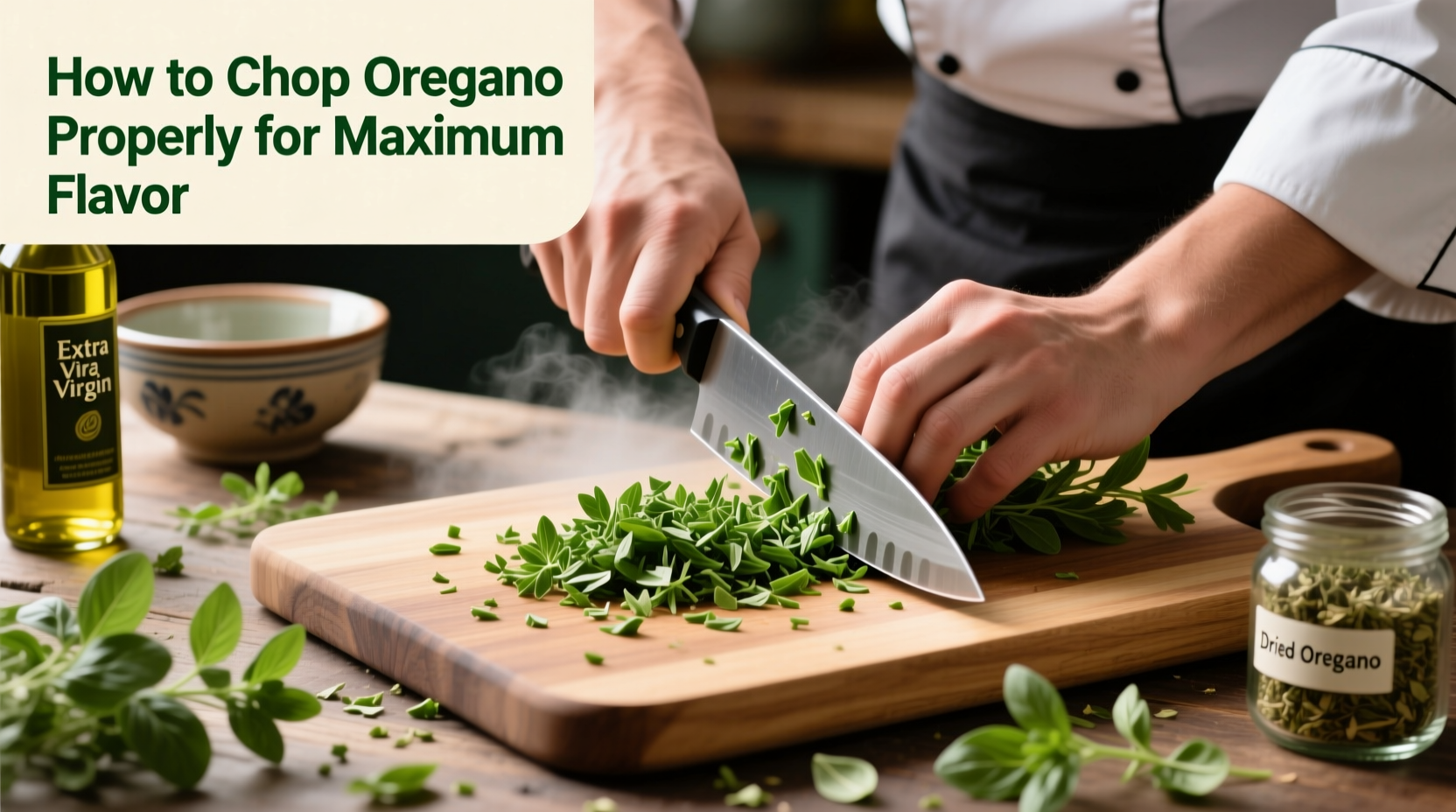 5 Ways to Chop Oregano | TheHomeSprouts