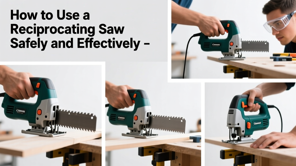 How to Use a Reciprocating Saw Safely and Effectively