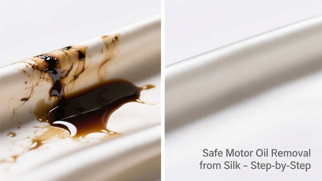 How to Remove Motor Oil from Silk Fabric Safely