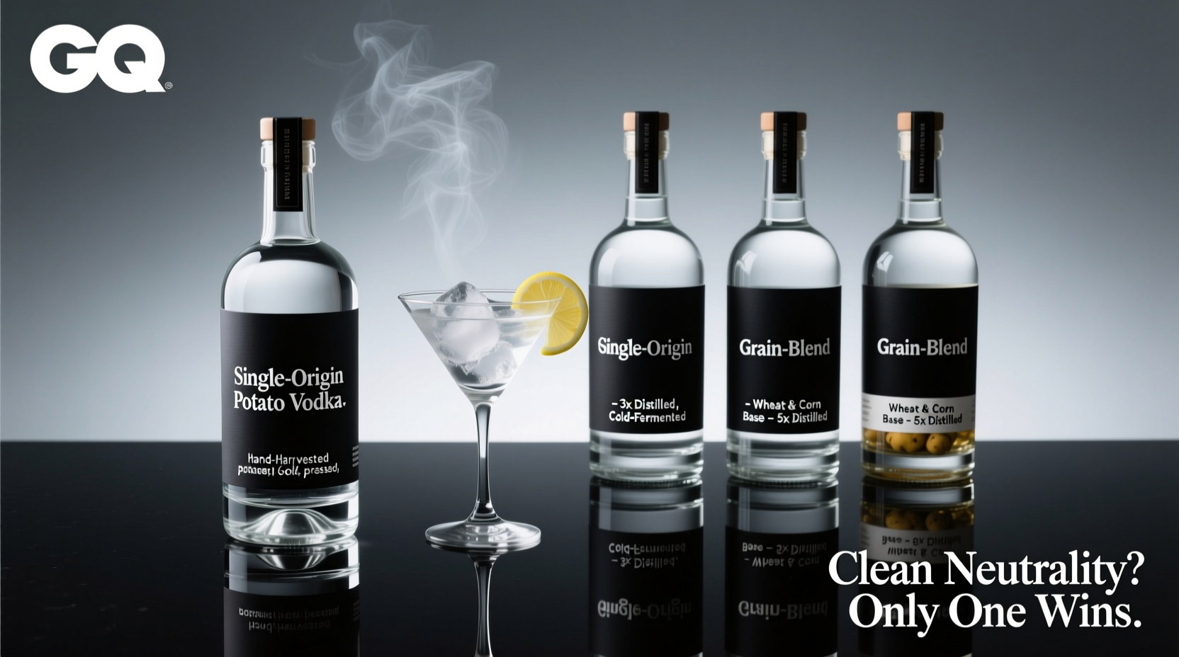 single-origin vodka vs grain-blend vodkas which delivers cleaner neutrality for premium martinis