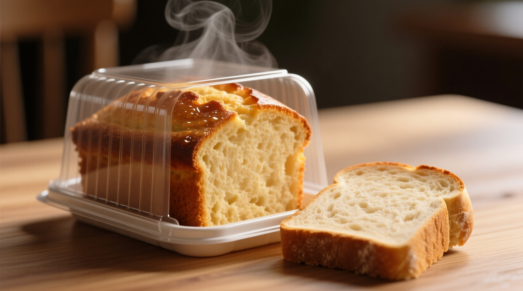 keep cakes moist overnight with a slice of bread