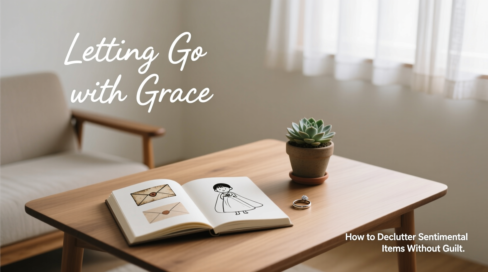 minimalist living guide how to declutter sentimental items without guilt