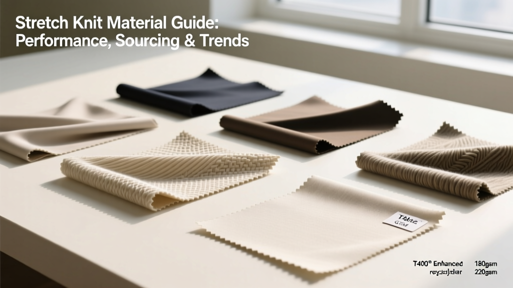 Stretch Knit Material Guide: Performance, Sourcing & Trends